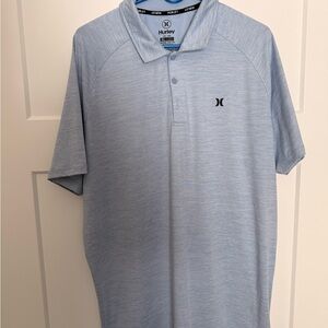Hurley Light Blue Men's Polo Shirt